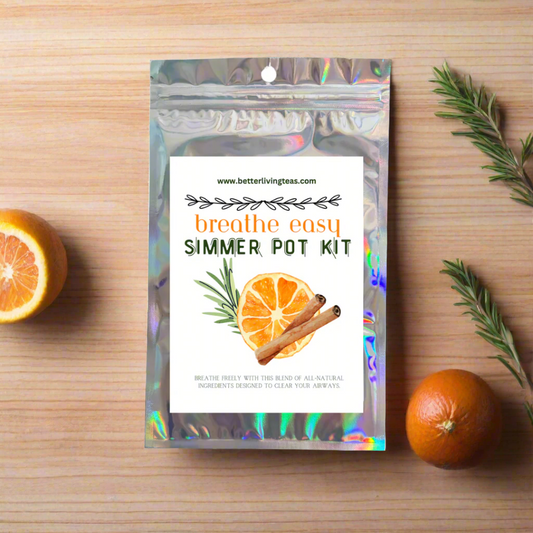 Stovetop Potpourri Simmer Pot Kits- Breathe Easy Natural Congestion Relief