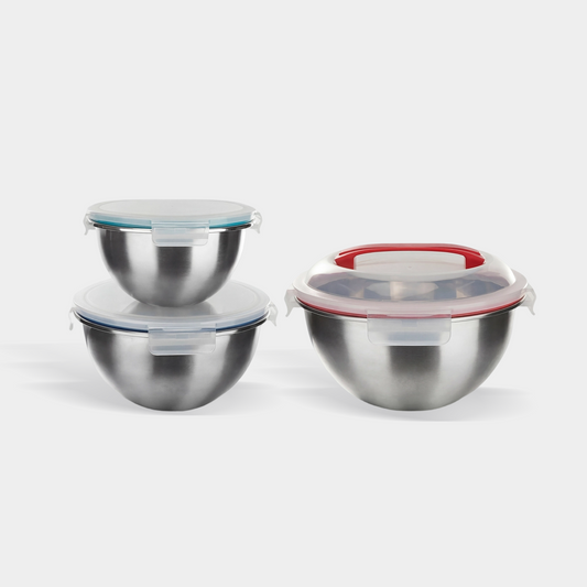 Mix & Carry Stainless Steel Bowl Set