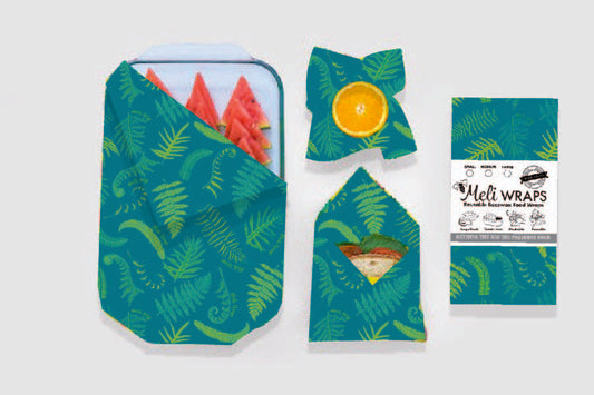 Beeswax Food Wrap - Fern Print