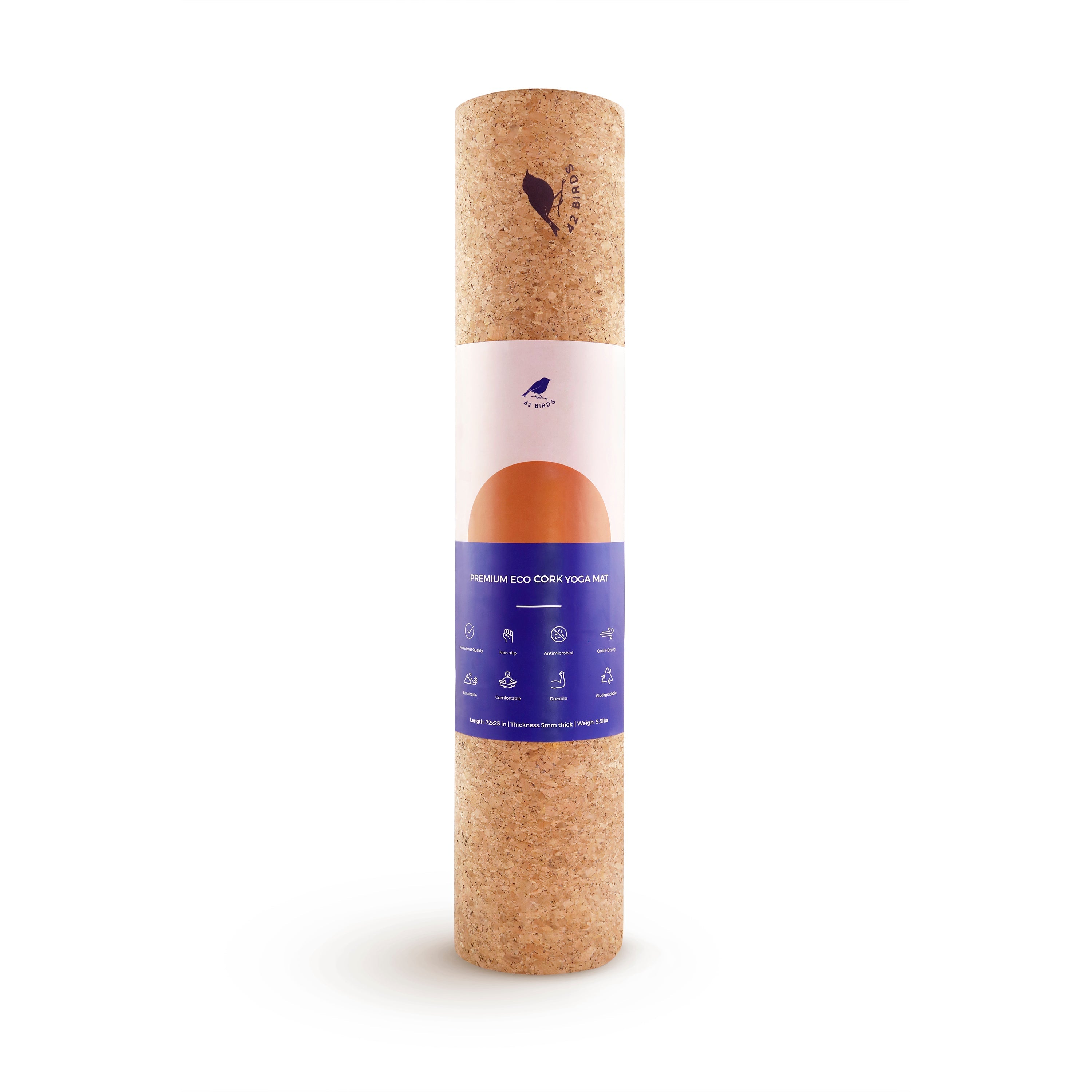 Cork Yoga Industrial Mat “The Imperial Eagle”