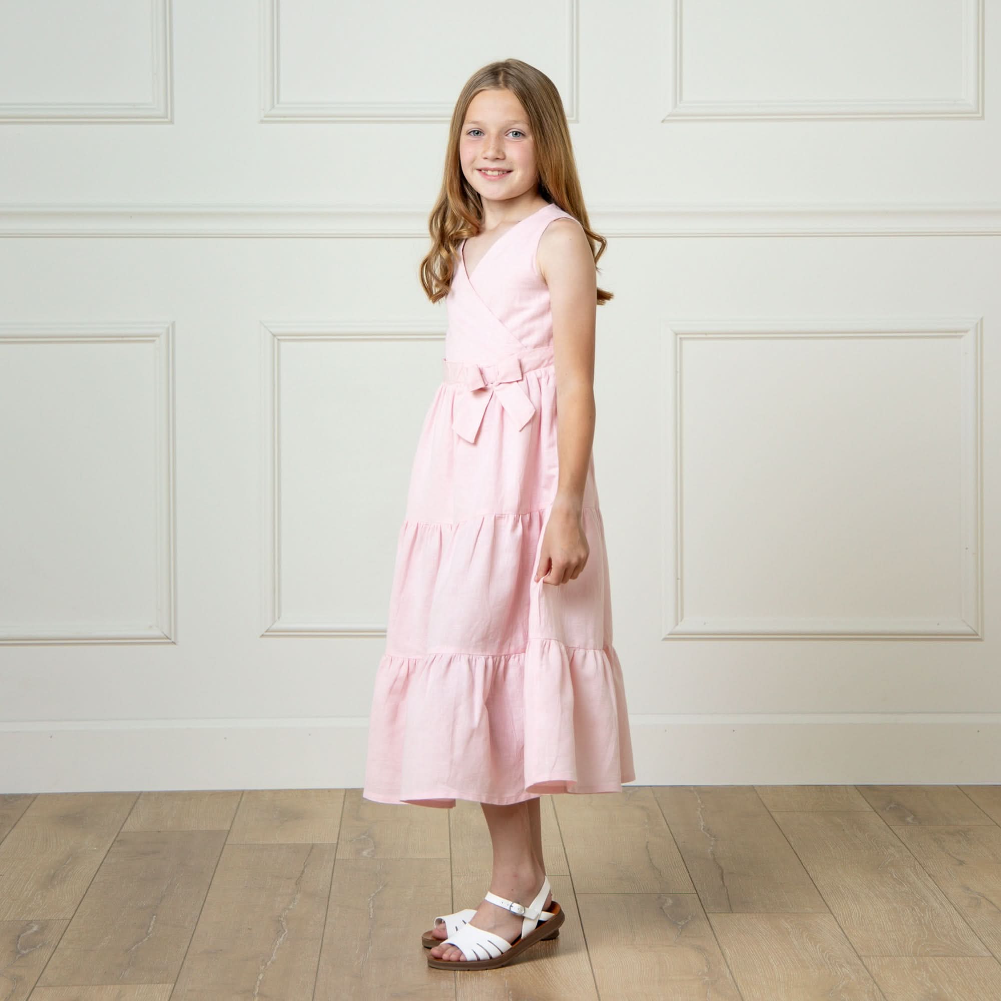 Tiered Wrap Dress