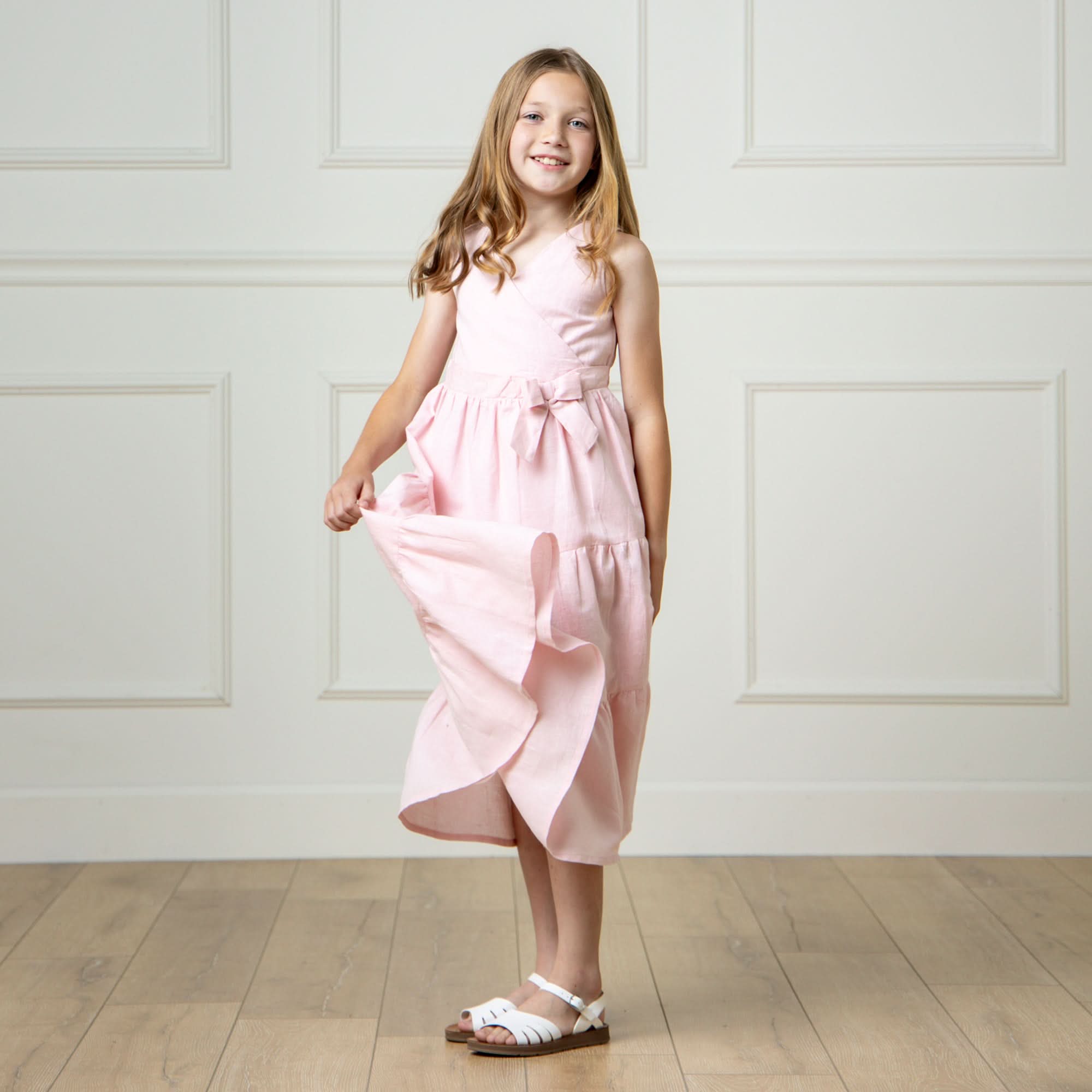 Tiered Wrap Dress