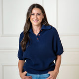 Organic Spread Collar Sweater