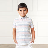 Linen Short Sleeve Button Down Shirt