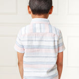 Linen Short Sleeve Button Down Shirt