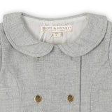 Organic Double Breasted Flannel Dress