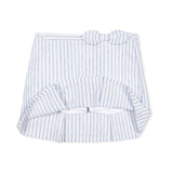 Linen Pleated Bow Skort