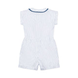 Linen Collared Button Front Romper