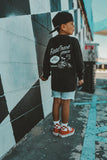 THE FINAL TRACK ATTACK LONG SLEEVE TEE - SOLID BLACK
