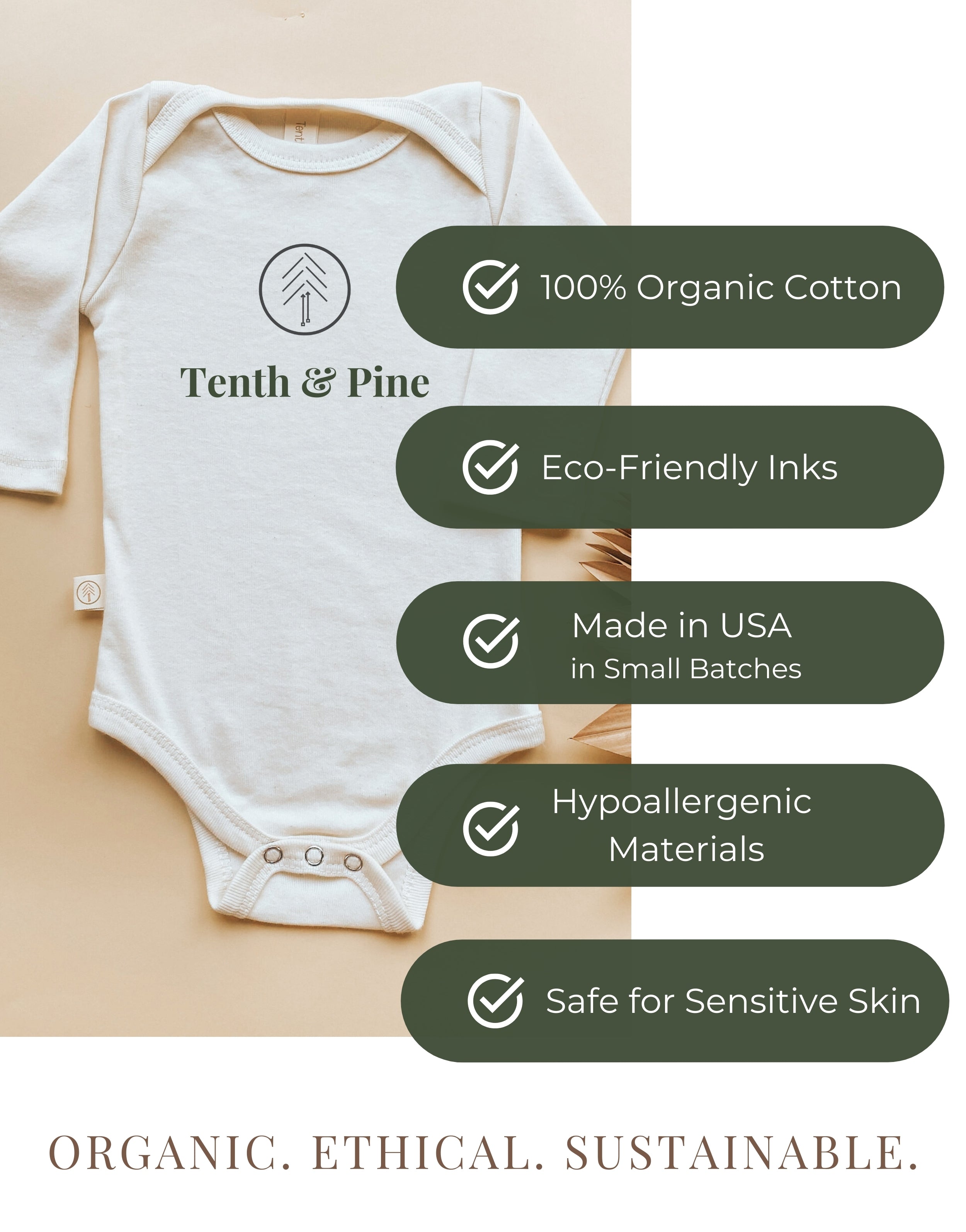 Mama's Coffee Date Organic Bodysuit Long Sleeve