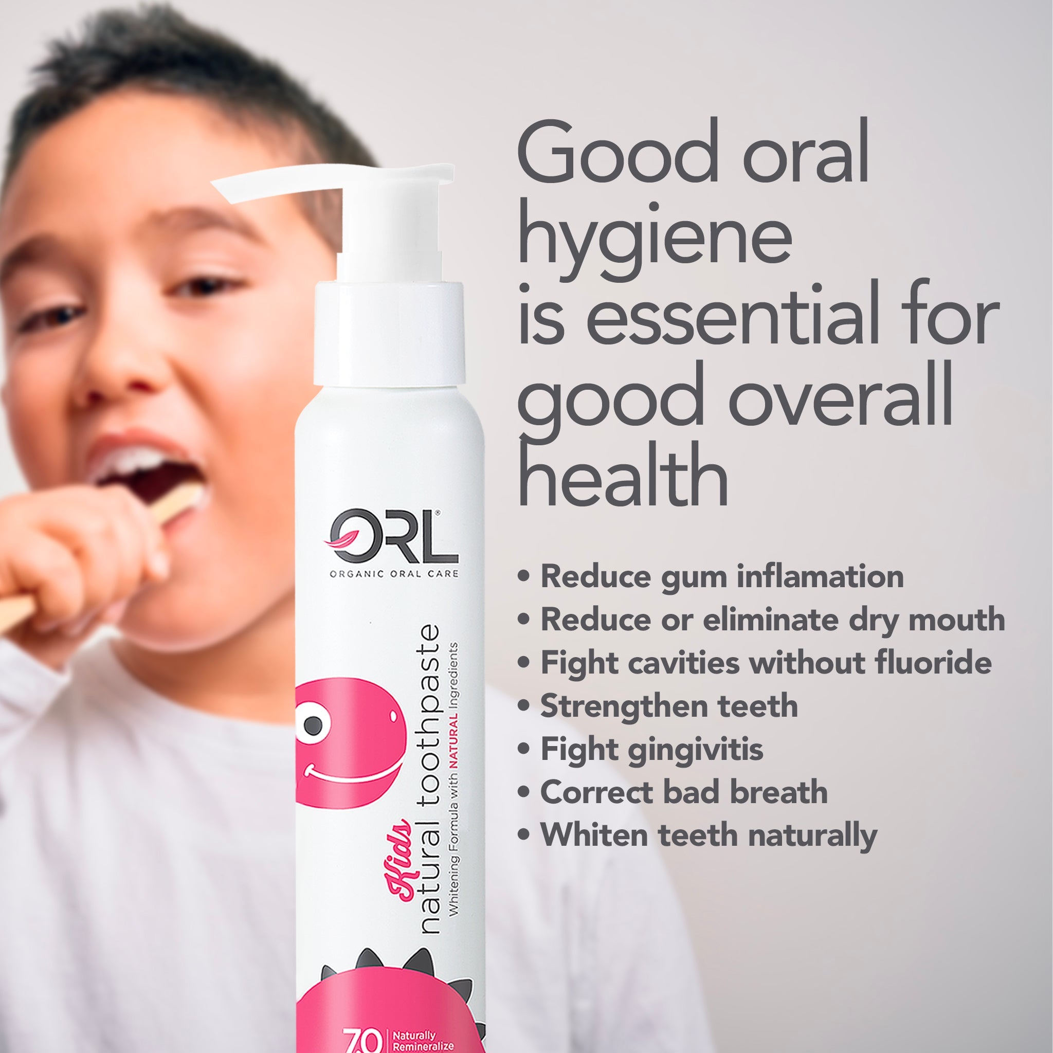 Fluoride-free Toothpaste with Natural Hydroxyapatite