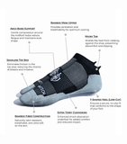 Bamboo Performance Low-Cut Athletic Socks
