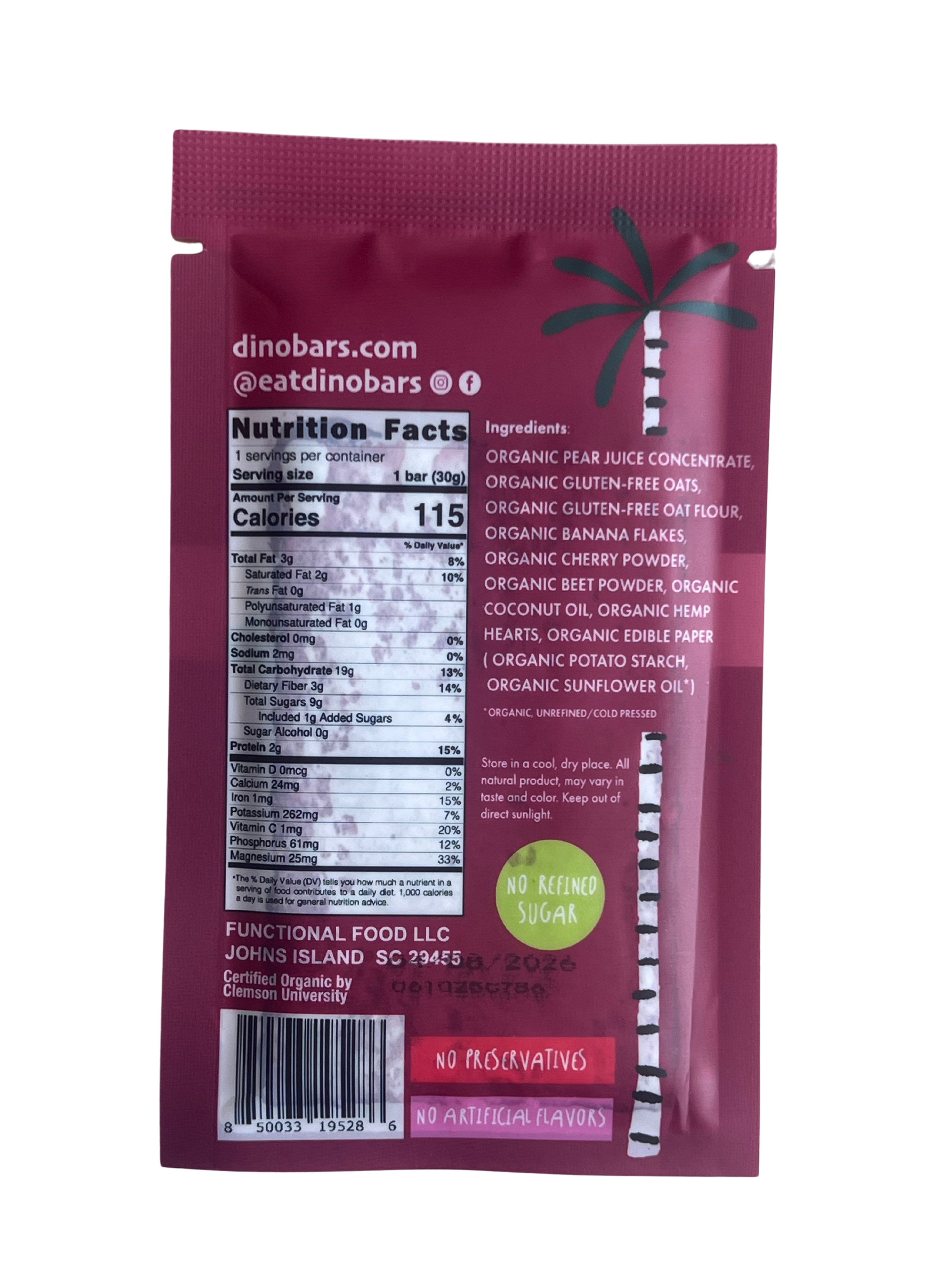 Cherry Beet Bar | NEW FLAVOR!