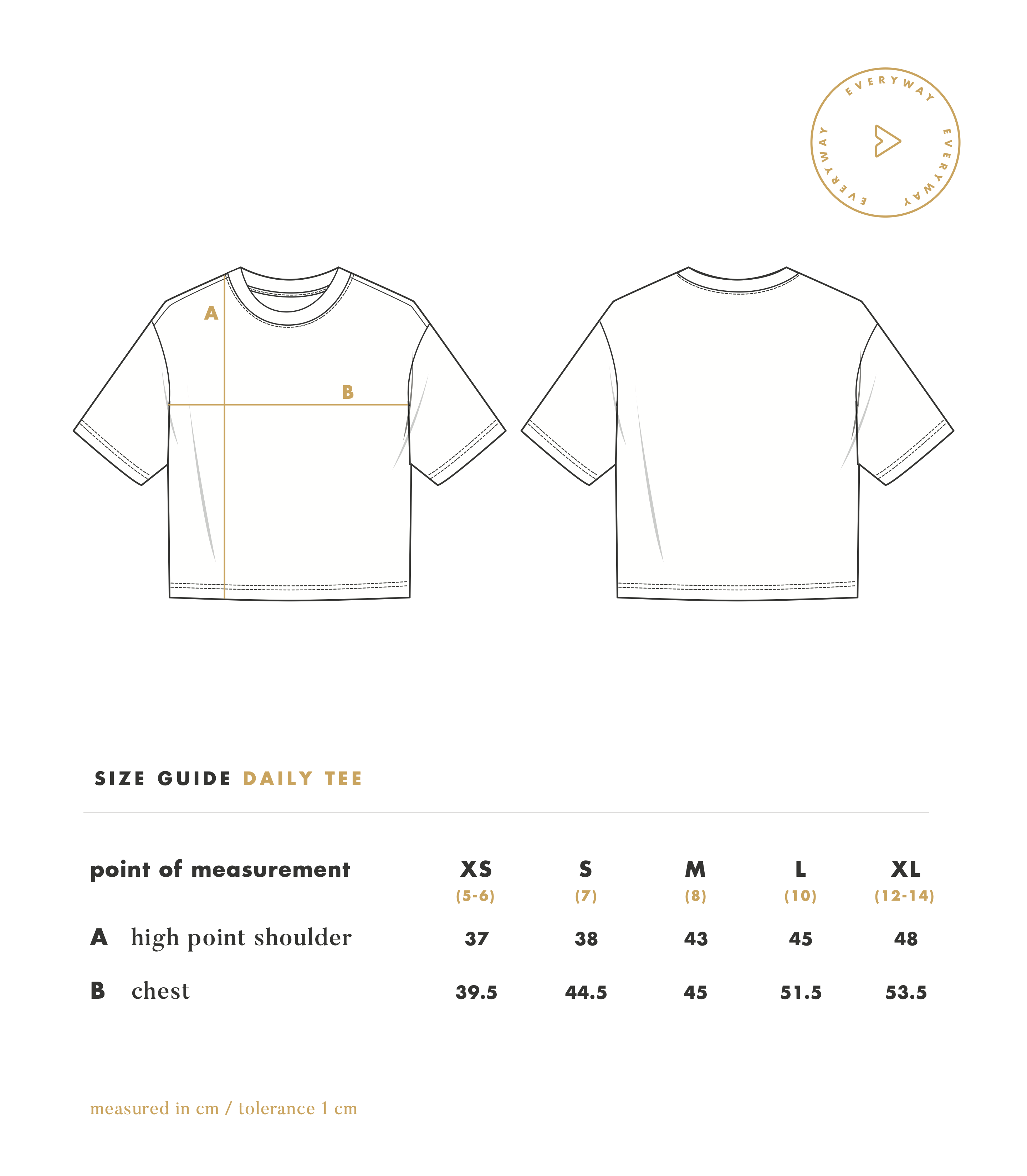 Daily Tee in Heathered Gray