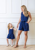 Flutter Button Front Romper