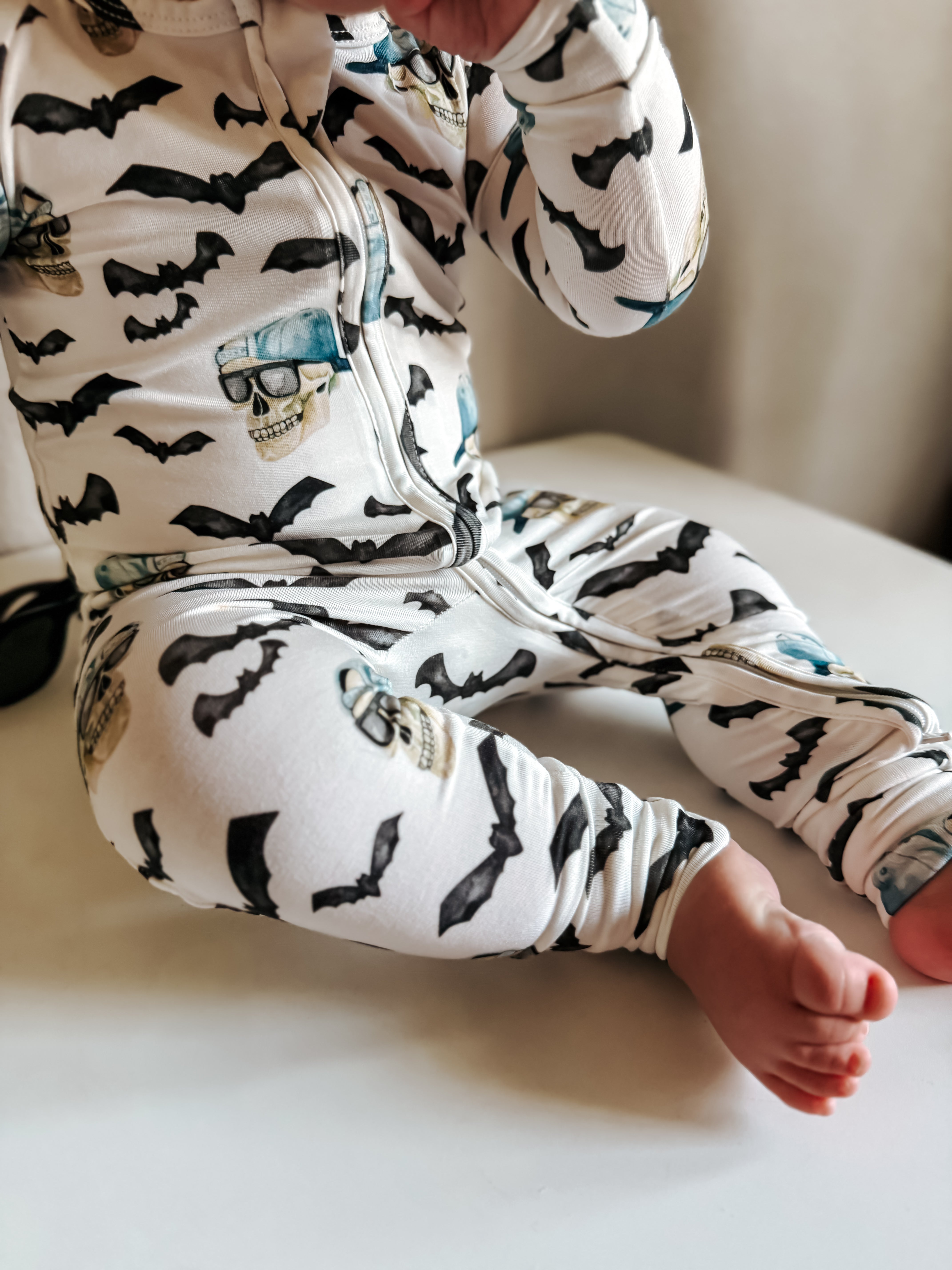 Spooky Bro Bamboo Zippy Pajamas