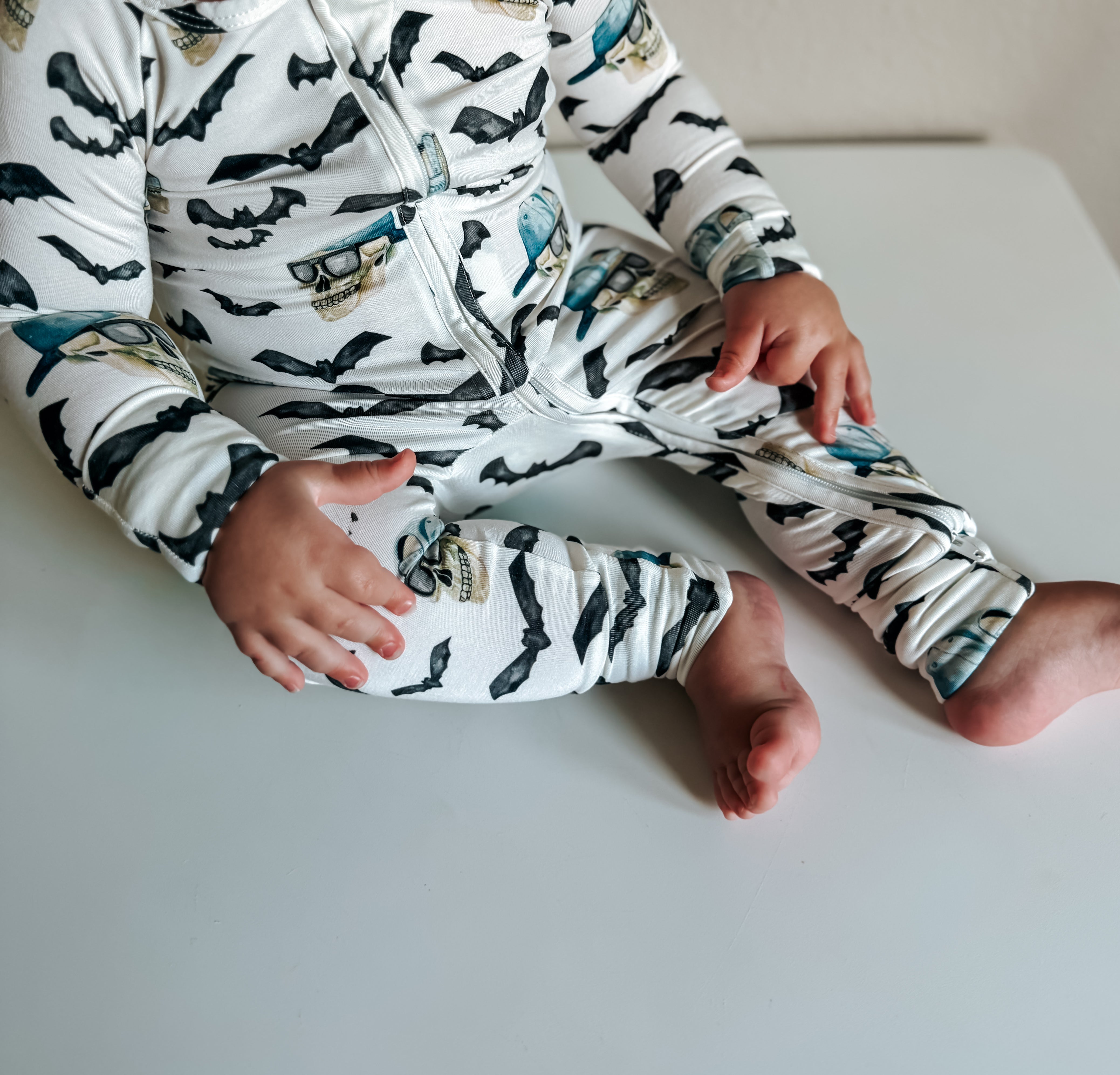 Spooky Bro Bamboo Zippy Pajamas