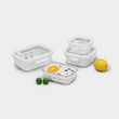 Glass Container w/ Silicone Wrap Set