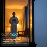 Luxury Organic Bathrobe & Slipper Set