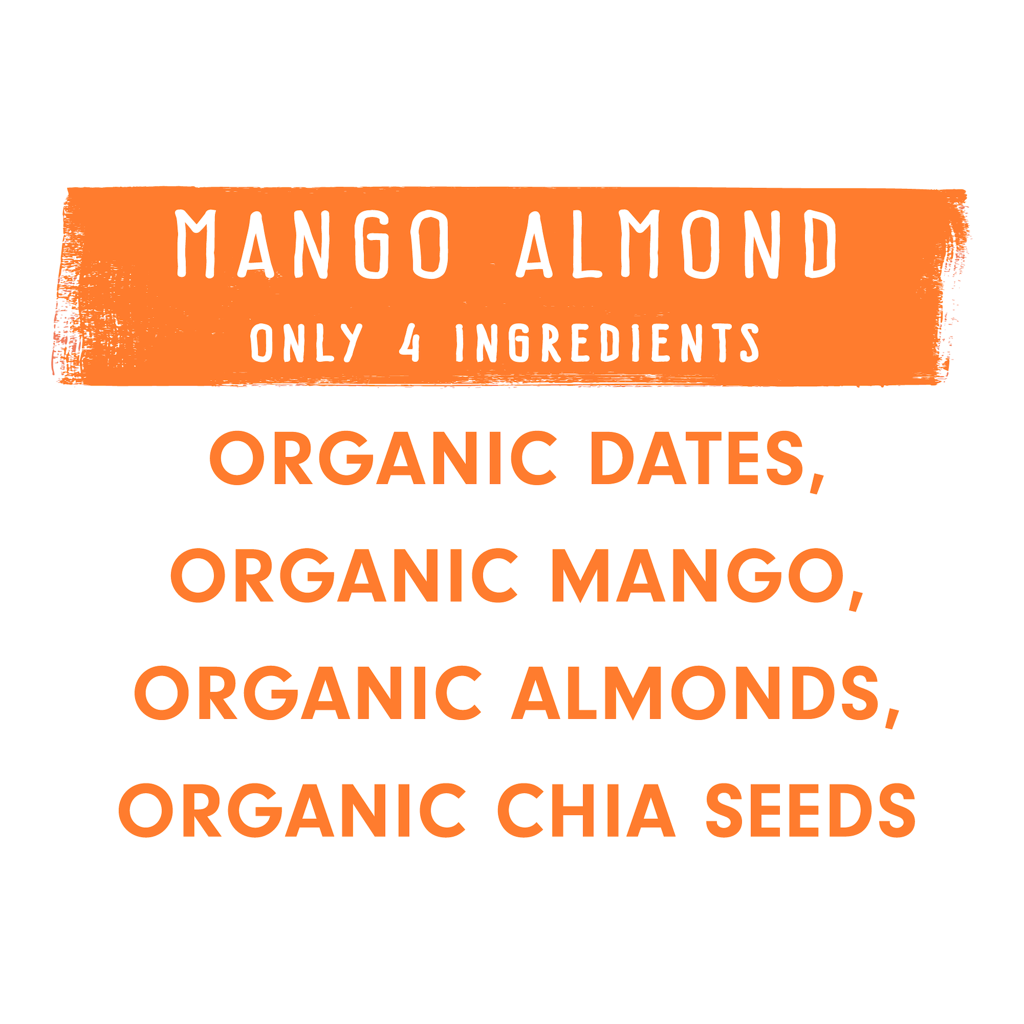 Organic Mango Almond Date Bars – 5-Ingredient Snack (12-Pack)