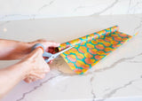 Meli Wraps Beeswax Wrap Bulk Roll + Cutlery Set in Shell Print