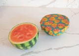 Beeswax Food Wrap - Sunrise Shell Print