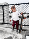 VETERAN SLIM FIT JOGGER - CRIMSON