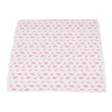 Pink Dinosaurs & Pink Polka Dot Bamboo Newcastle Blanket