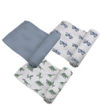 Rough Terrain Cotton Swaddle 3 Pack