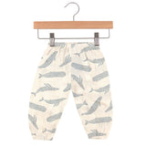 Blue Shadow Whales Bamboo Mini Pants