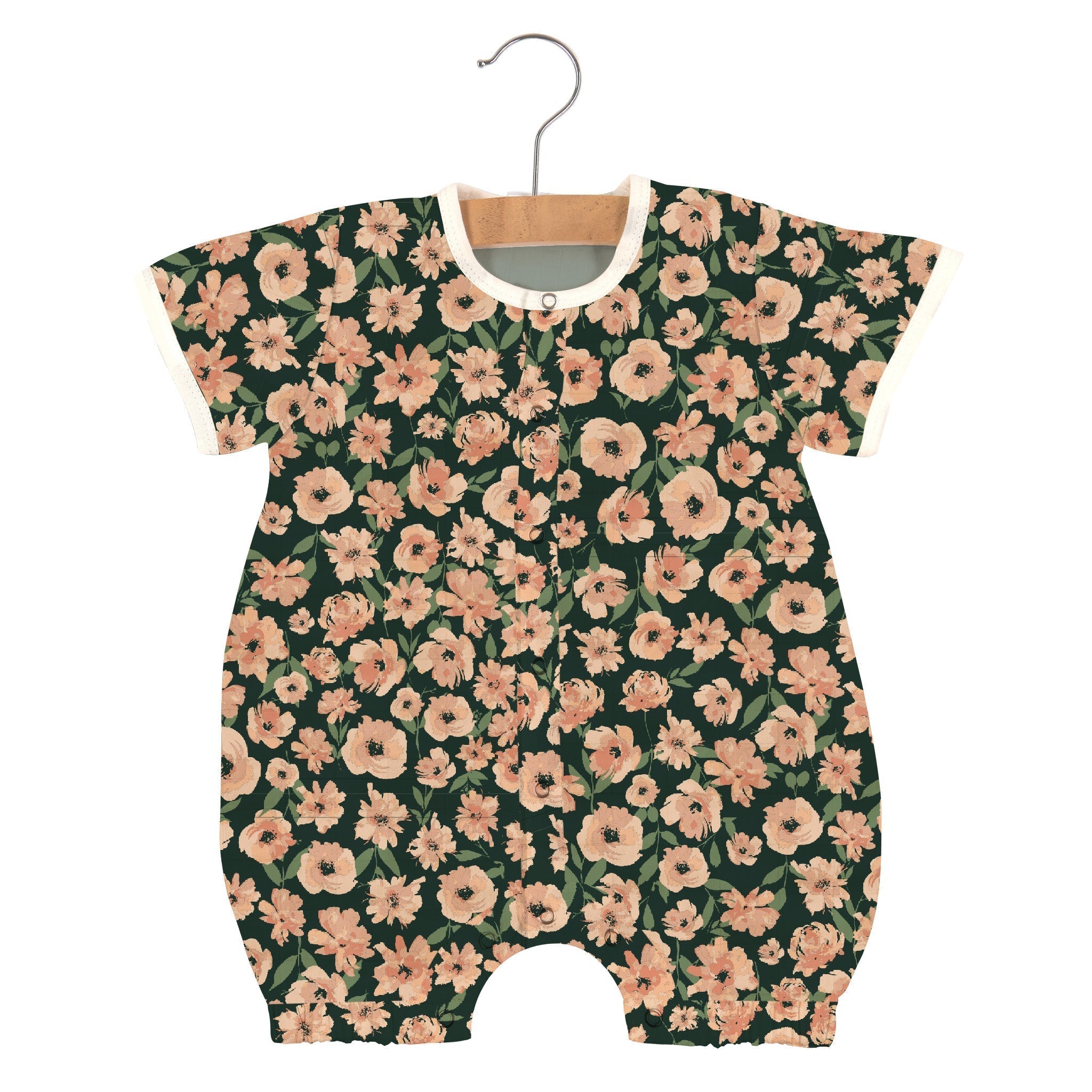 Canyon Sunset Flowers Bamboo Mini Romper
