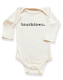 Touchdown Organic Baby Bodysuit Long Sleeve