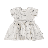 Short Sleeve Twirl Dress | Celestial