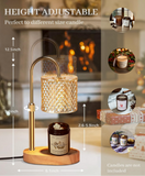 Candle Lamp Warmer with Timer | Adjustable & Dimmable (2 Styles)