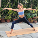 Extra Long Cork Lightweight Yoga Mat "The Robin"