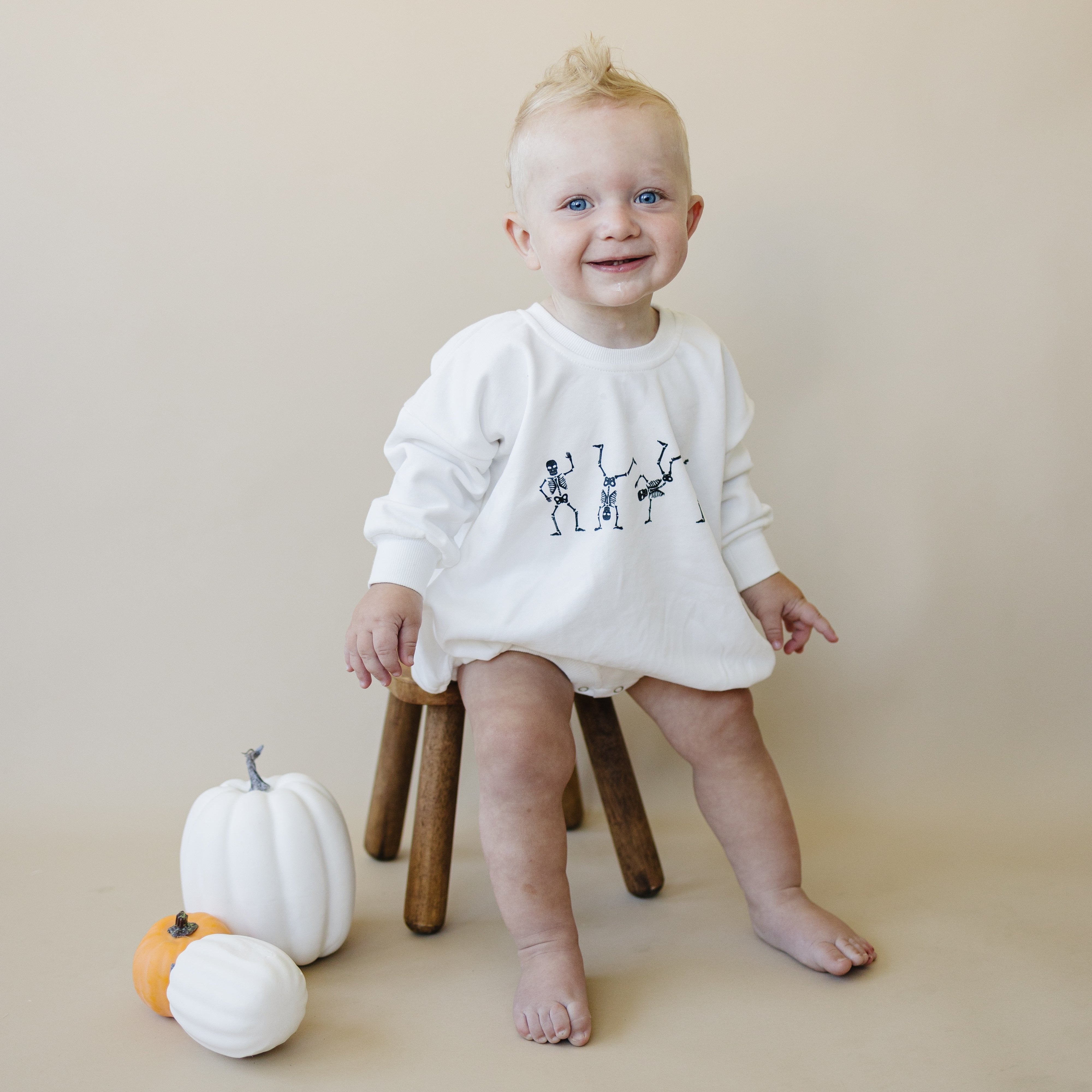 Dancing Skeletons Sweatshirt Romper