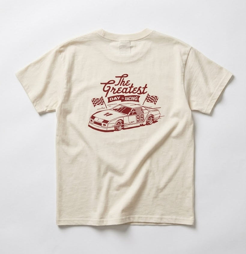 GREATEST DAY IN RACING TEE - CREAM
