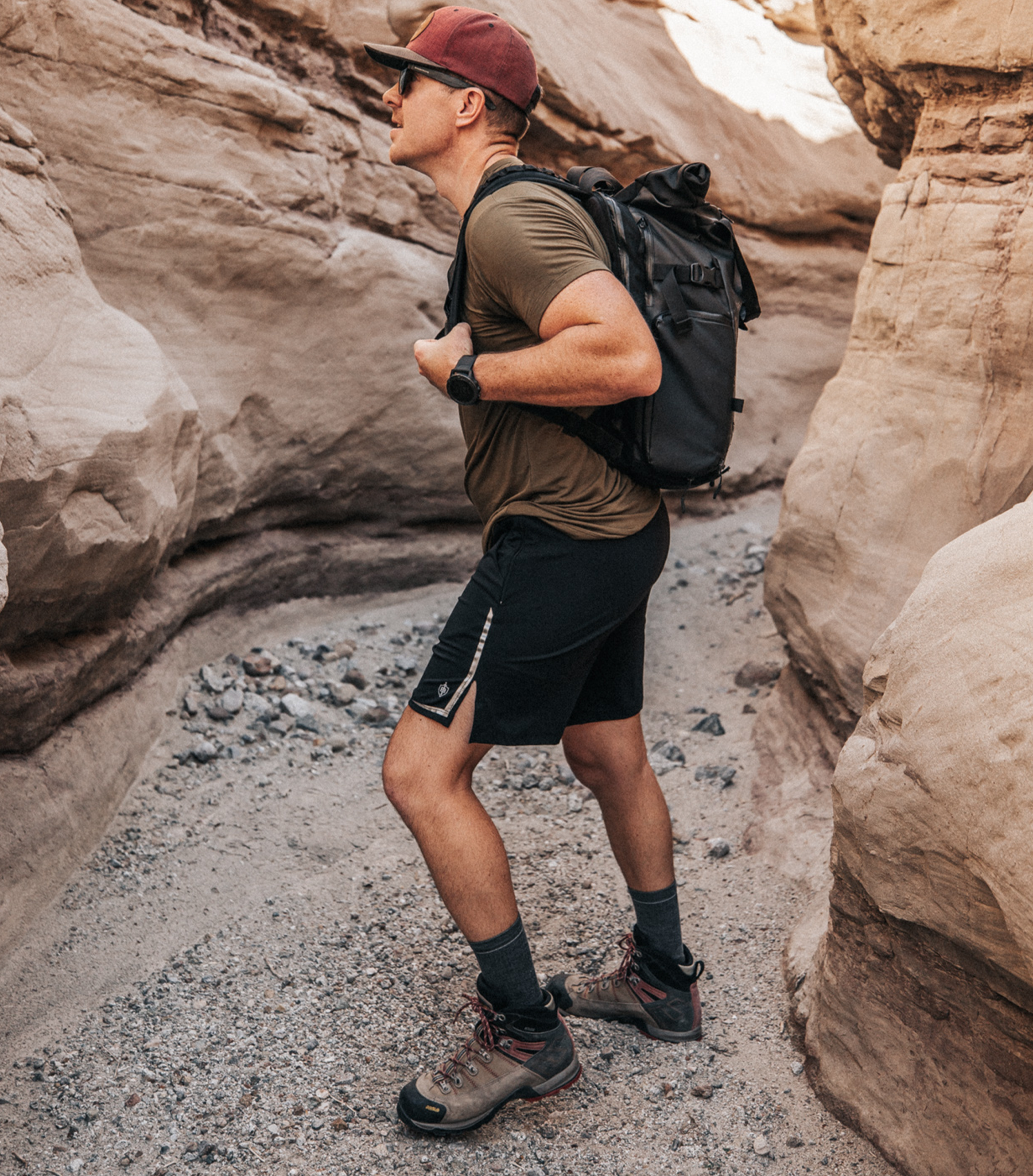 Dominate Training Shorts - Stone