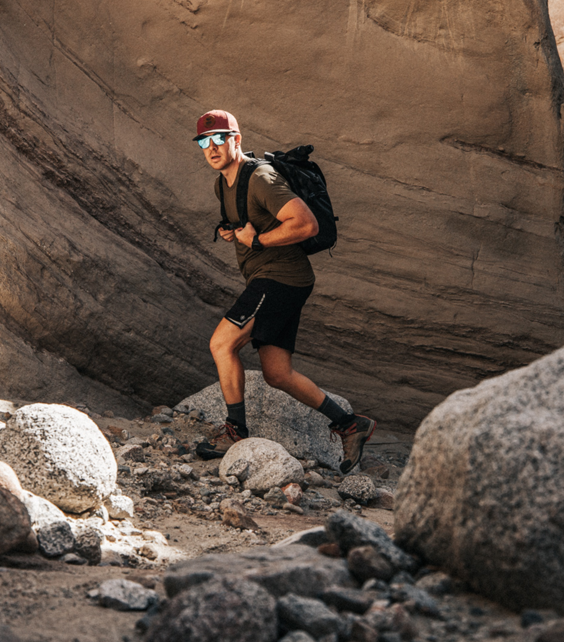 Dominate Training Shorts - Stone