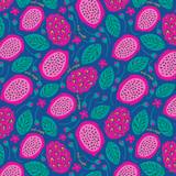 Dragonfruit Kitchen Towel Set of 2 100% Cotton
