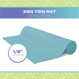 Kid's Eco-Friendly Sticky Yoga Mat with Fun Designs