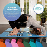 Kid's Eco-Friendly Sticky Yoga Mat with Fun Designs