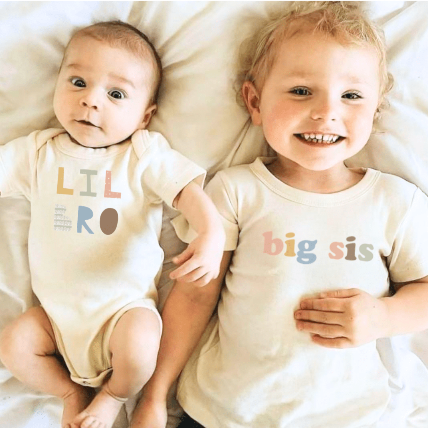 Lil Bro Onesie - desert rose