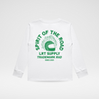 THE SPIRIT RIDER LONG SLEEVE TEE - WHITE
